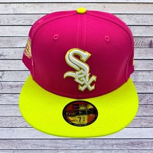 Chicago White Sox New Era 2005 World Series Champions 59FIFTY Fitted Hat - Pink